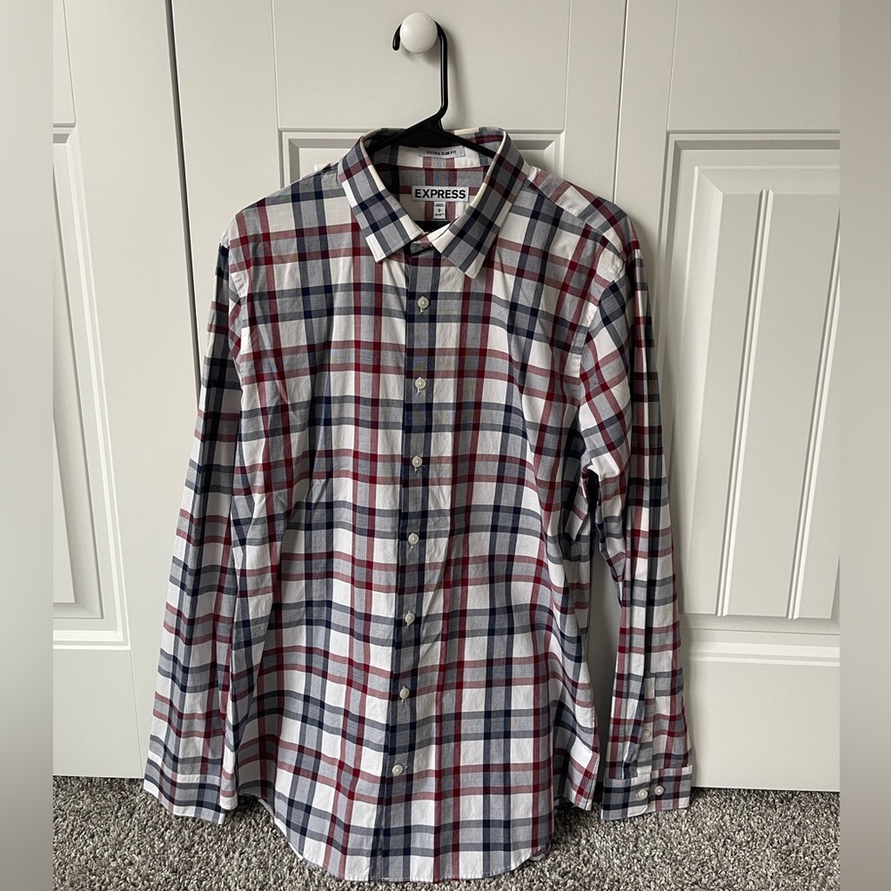 Men’s Express long sleeve button up